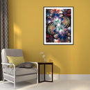 DIY Diamond Painting Kits Symmetrical Pattern Abstract Full Round Drill Pictu