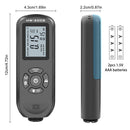 HW-300S 0-2000UM Car Paint Coating Thickness Gauge (Black Horizontal) Newly
