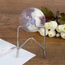 Steel Portable Suction Cup Drain Rack Cleaning Draine Dish Cloth U6K9 S6E5