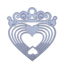 Snowvirtuos Hollow Heart DIY Scrapbook Embossing Crafts Cutting Punching The Metal