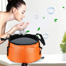 #A Portable Foldable Camping Wash Basin Hiking Washing Bucket Water Container