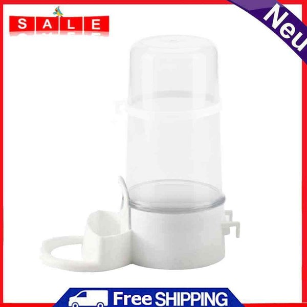 Pet Bird Water Drinker Container Birdcage Waterer Drinking Fountain Dispenser