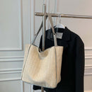 Straw Shoulder Tote Bags Women Beach Large-capacity Lady Shopping Handbag Purses