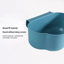Hanging Storage Basket Organizer Trash Can Shelf Home Kitchen Tool (Blue)