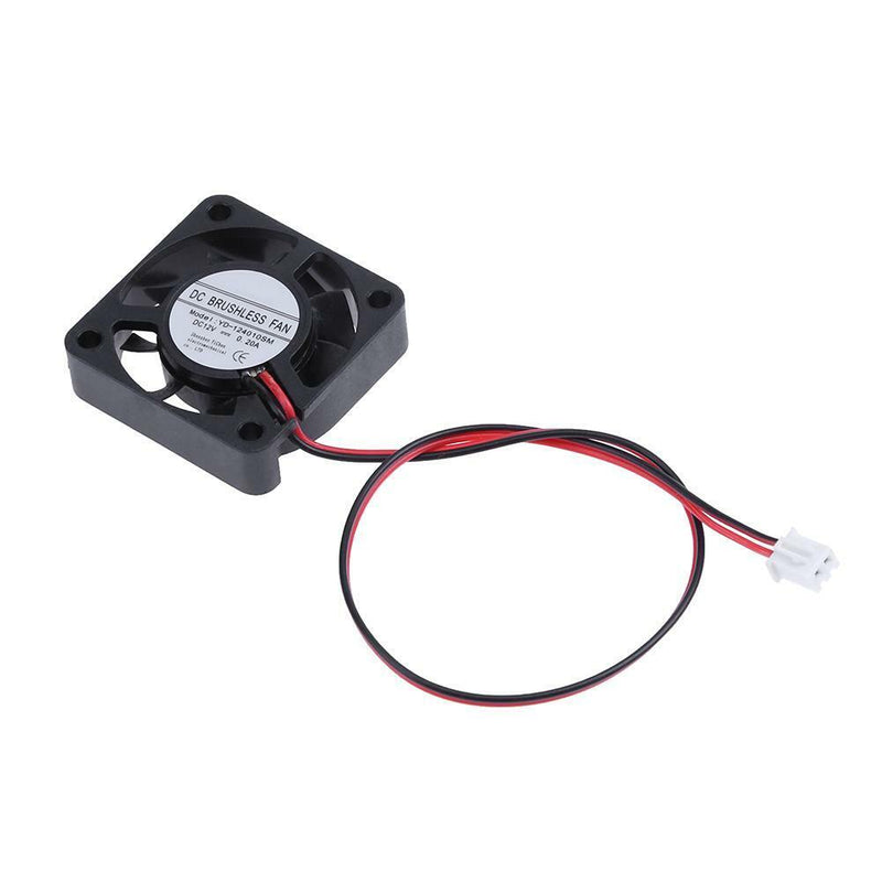 YC-124010SM DC12V Cooler Fan 40x40mm 7 Blades Computer Cooling Fan Radiator