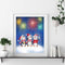 Christmas Penguin Oil Paint By Numbers Kits Canvas Drawing DIY Art (29479)