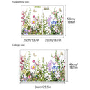 wall paste Wall Stickers Flowers Home Decor for Living Room DIY Wall Decals
