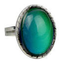Tribal Gypsy Festival Boho Oval Stimmungsband Farbe Veränderbare Geschenke