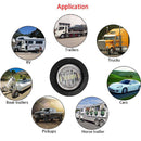 5pcs 12V-24V 3 SMD LEDs Trailer Side Marker Lights Clearance Light (White) Newly