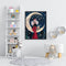 Acrylic Oil Painting By Numbers Moon Women Handmade Digital Picture Home Decor