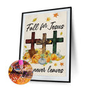 Diamond Painting cross Full Round Drill Rhinestone Picture