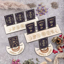2pcs Wooden Card Stand Witch Divination Tools Altar Tarot Cards Holder (1)
