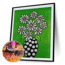 Mosaic Daisy Kit 5D DIY Full Special Shaped Crystal Drill Diamond Painting Craft