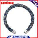 Crystal Cuff Bracelet Opening Bracelets Women Girls Fashion Charm Jewelry