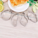 12pcs/Set Reusable Vegetable Stainless Steel Mold Cake Biscuit Baking Mould