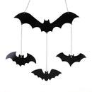 Halloween Bats Hanging Ornaments Wrought Iron Garden Yard Decoration Theme Party