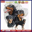 5D DIY Full Drill Diamond Painting Dogs Group Cross Stitch Embroidery Rhine