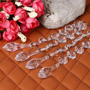 12pcs Crystal Bead Curtain Beads Pendant Wedding Hanging Curtain Home Decor