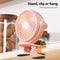 #A Ultra Quiet Clip-on Fan Portable Rotatable Desktop Cooling Mute Fan Air Coole