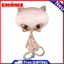 Classic Multicolor Opal Stone Brooches Women Fashion Animal Crystal Pin Brooch