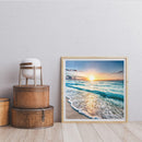 Full Cross Stitch 11CT Beach Counted Embroidery DIY Needlework Home Decorat