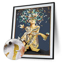 Tattoo Girl Oil Paint By Numbers DIY Acrylic Painting Drawing Picture for Adu