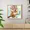 5D DIY Full Drill Round Shape Owl Rhinestone Diamond Drawing Home Decoration