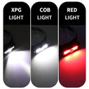 XPG+COB Strong Light Headlight Work Light Fishing Running Headlamp Head Lamp