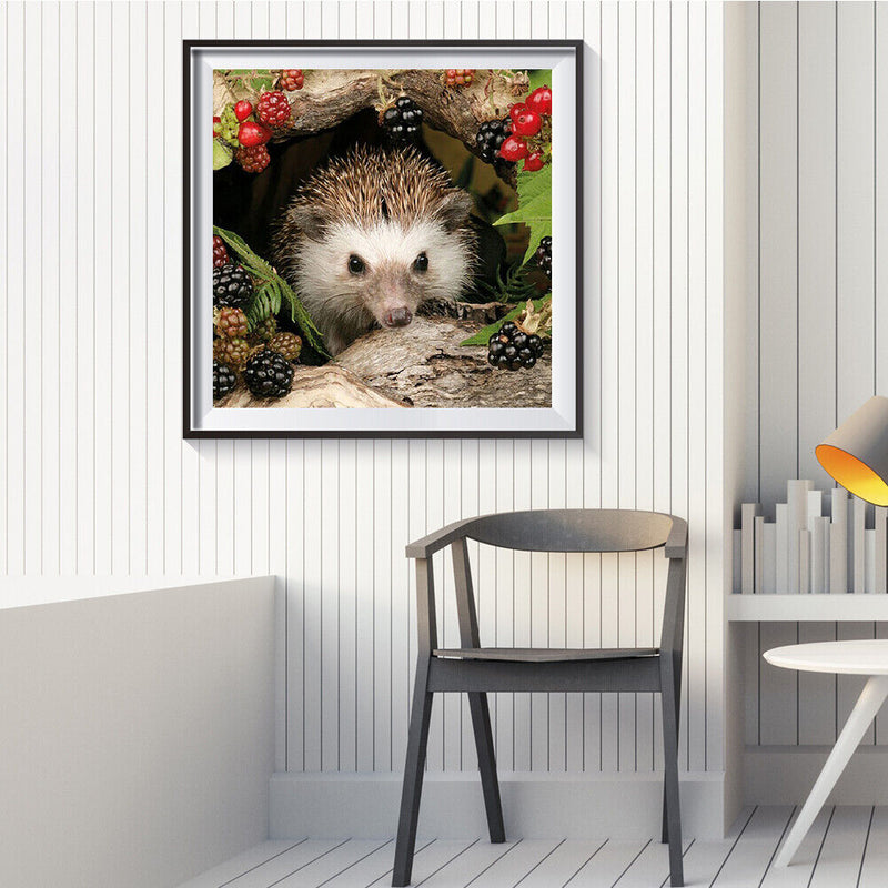 Oil Painting By Numbers Acrylic Handmade Little Hedgehog Digital Picture Decor