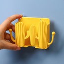 Punch Free Wall Storage Box Remote Control Phone Charging Holder (Yellow) Newly