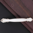 Modern Cabinet Drawer Closet Door Handle Ivory White Cupboard Pull Bar