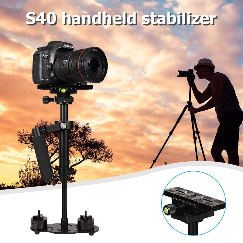 Portable S40 Aluminum Alloy Handheld Stabilizer Steadycam for DSLR DVD Cam