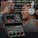 Audio Sound Card for Studio Singing Computer PC Phone 48V Phantom Power