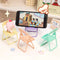 Mini Mobile Holder Creative Folding Chair Table Cell Phone Stand (Green) Newly