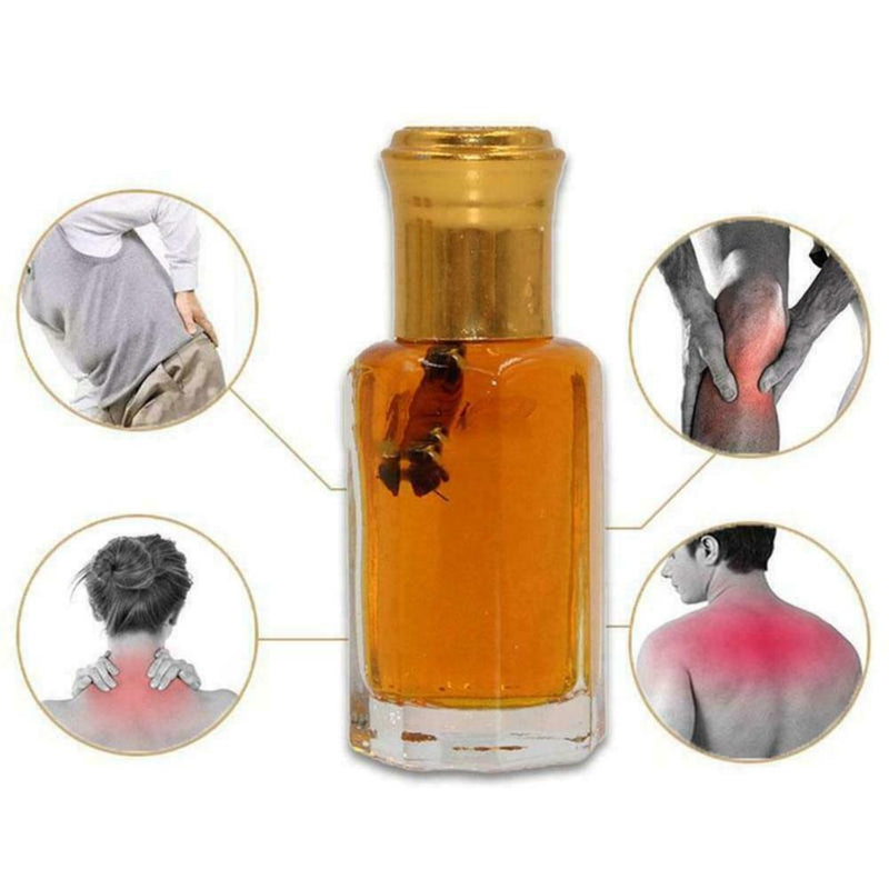 Huatuo Moxibustion Palm Sunburn Essential Oil Bee Therapy Herbal Heat H3E7