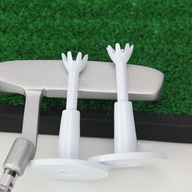 2pcs Rubber Golf Tees Home Driving Ranges Mats Practice Golf Ball Holder Tees
