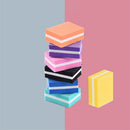Colorful Sponge Nail Sanding Buffer Mini Nail File Polishing block Nail Polish