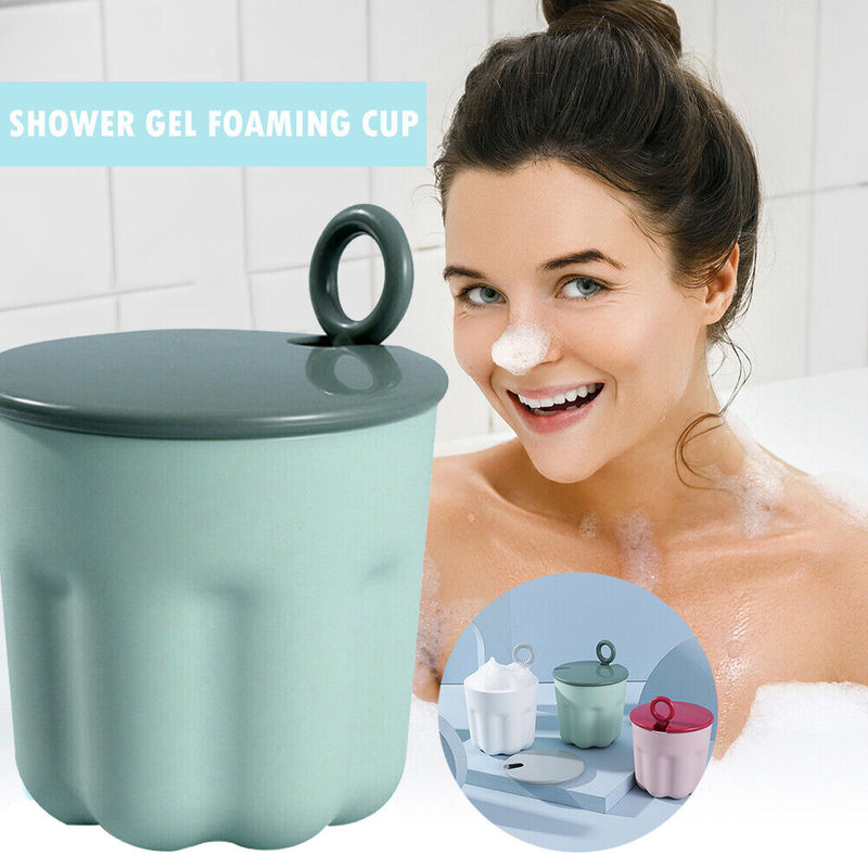 Foaming Tool Face Washing Cleanser Foam Maker Bubble Foamer (Light Green) Newly