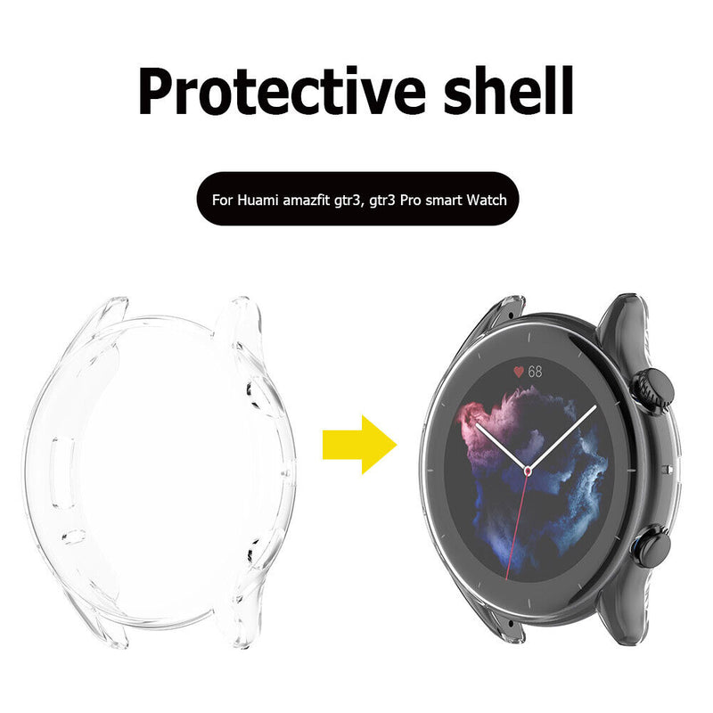 Watch Full Screen Protector for Huami Amazfit GTR3/GTR3 Pro Parts (White)