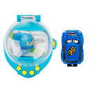 4CH Gravity Induction RC Wrist Watch Control 2.4GHz Mini Racing Car (Blue)