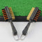 Dual Sided Portable Golf Club Hanging Cleaner Brush Golf Putter Clean Tool