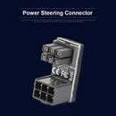 ATX 6 Pin Female to Male 180 Degree Up Angled Adapter for Graphics Card