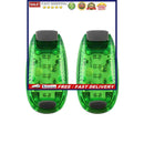 LED Safety Light 2 Pieces Clip on Bike Tail Light for Walking & Bicycle Helme