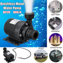 50W 800L/H DC 12V Waterfall Fountain Garden Pond Decor Solar Water Pump Kits
