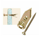10pcs Self-Tapping Drilling Anchors Screws Plasterboard Expansion Toggle Tools