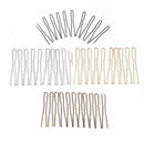 4 Sets Hot Gifts Headwear Alloy U-shaped Waved Hair Pins Hairclips Barrette