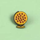 Fashion Science Globe Brooches Badges Women Men Shirts Jacket Ornaments Pin