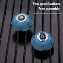 Leather Lamp Covers Shades Outdoor Camp Hanging Lighting Lamp Cover (Blue) Newly