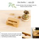 Wood Bamboo Phone Holder Sound Speaker Amplifier Desk Stand Dock 7Y6T Fo K8Q7