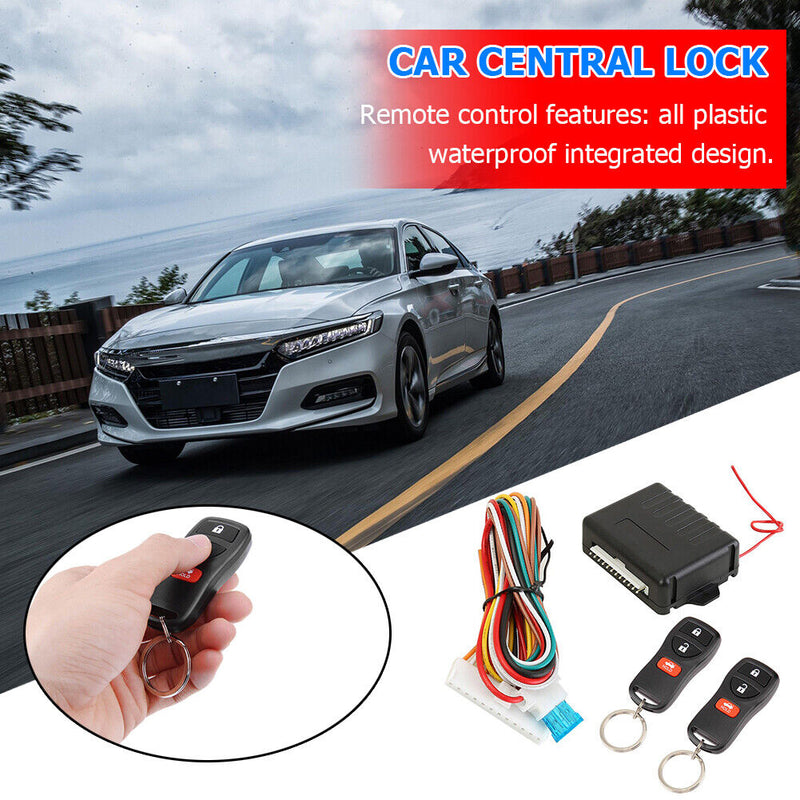 Car Remote Central Door Lock Locking Kit Keyless Entry Alarm System 410/T109